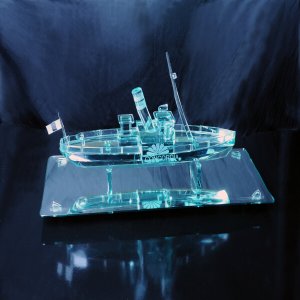 Battello in Cristallo